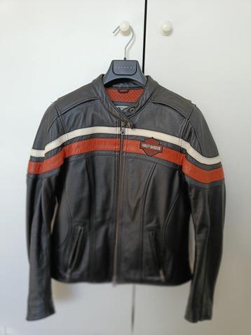 Lederen jas Harley Davidson dames maat s t S, Femmes, Manteau | cuir, Enlèvement, Harley-Davidson