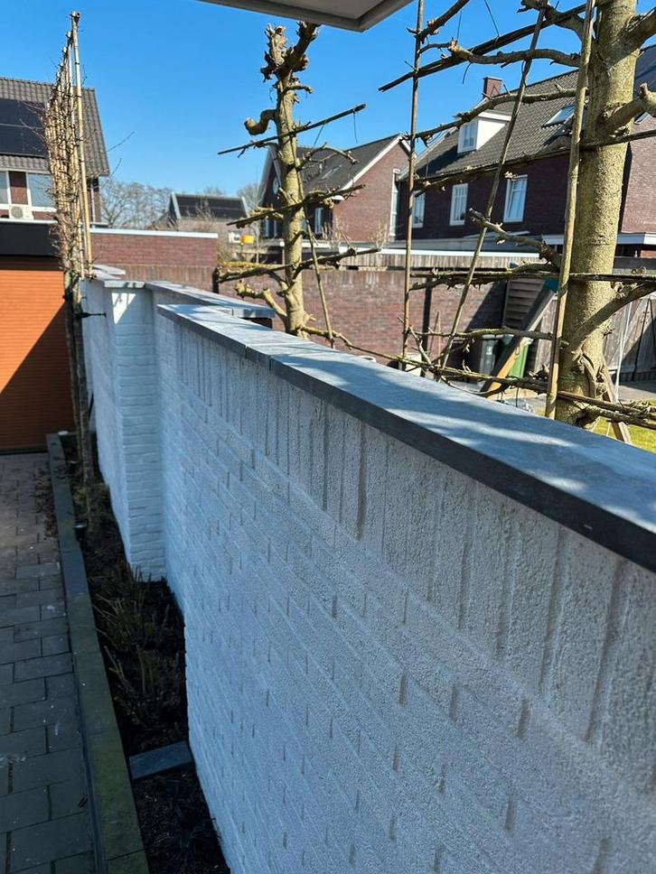 Natuursteen muurafdekkers 100x15x3 cm /dekstenen /muurkappen, Doe-het-zelf en Bouw, Metselstenen, Nieuw, Natuurstenen, Ophalen of Verzenden