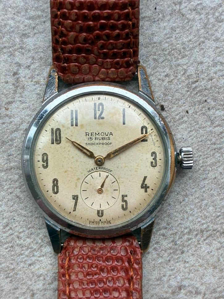 Vintage Remova, Bijoux, Sacs & Beauté, Montres | Anciennes | Antiquités, Enlèvement ou Envoi