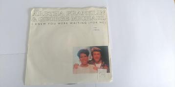 SINGLE GEORGE MICHAEL/ARETHA FRANKLIN-I KNEW YOURE WAITING-- beschikbaar voor biedingen