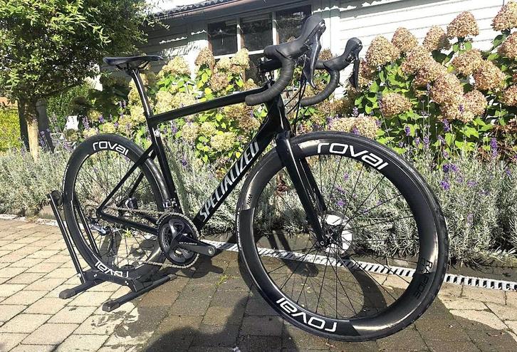 Specialized Tarmac SL 6 Ultegra Disc + Carbon Wheels, Fietsen en Brommers, Fietsen | Racefietsen, Gebruikt, Carbon, 53 tot 57 cm