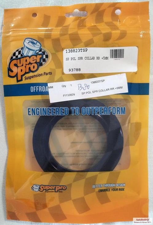 Collar, spring insulator, rear, thick +5mm, polyurethane 138, Auto-onderdelen, Ophanging en Onderstel, Overige automerken, Nieuw