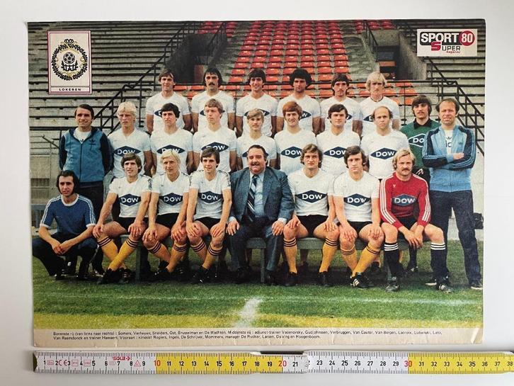Poster Sporting Lokeren 1980-81 (Sport 80), Collections, Articles de Sport & Football, Comme neuf, Affiche, Image ou Autocollant