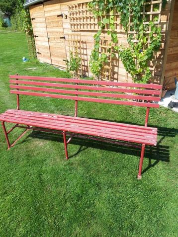 Banc de jardin d'époque à restaurer  beschikbaar voor biedingen