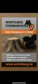 Verwijderen van boomwortels en bamboe