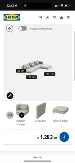 IKEA SODERHAMN - canape 3 places + repose pied, Ophalen, Zo goed als nieuw, Driepersoons