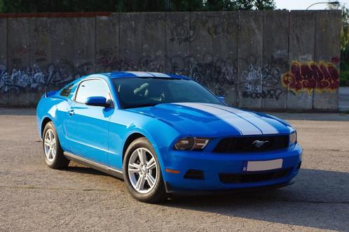 Ford Mustang 2011 3.7L V6, Auto's, Ford, Particulier, Mustang, Benzine, Euro 6, Coupé, 2 deurs, Handgeschakeld, Blauw, Zwart, Achterwielaandrijving