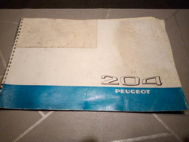 dépliant Peugeot 204, Autos : Divers, Modes d'emploi & Notices d'utilisation, Enlèvement ou Envoi