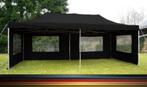 Profi Waterdichte Easy-Up-Tent Vouwtent 3x6m Zwart, Caravans en Kamperen, Nieuw
