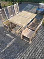 Table de jardin, chaises et fauteuil inclinable Westminster, Comme neuf, Enlèvement ou Envoi