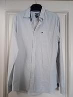 TERRE BLEUE : wit hemd met sjabloon in blauw, L, Kleding | Heren, Ophalen of Verzenden, Blauw