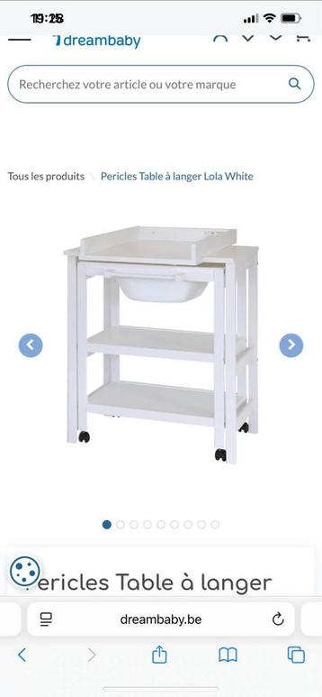 Table a langer Baignoire, Enlèvement, Comme neuf, Baignoire
