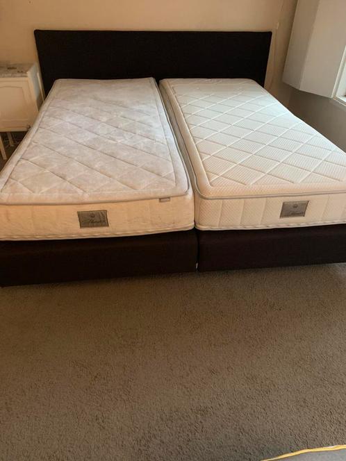 Auping boxspring 180 x 210, Huis en Inrichting, Slaapkamer | Boxsprings, Zwart, Ophalen