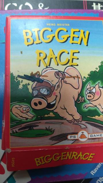 biggenrace gezelschapspel beschikbaar voor biedingen