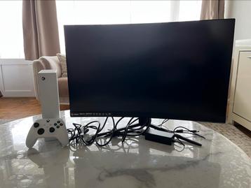 Xbox Series S + MSI 27” Curved Gaming Monitor (165 Hz), Enlèvement, Utilisé