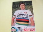 wielerkaart 1978 team sanson francesco moser, Comme neuf, Envoi