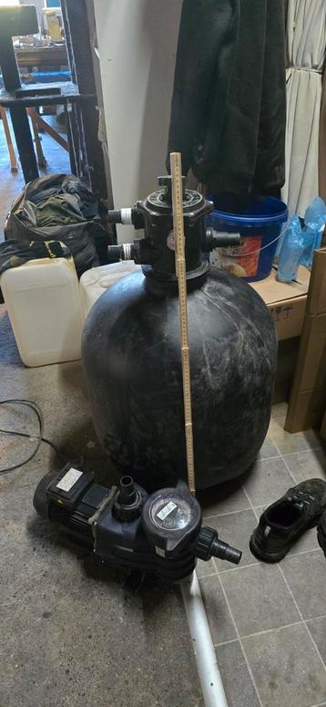 Filtration a sable 100l plus pompe pour piscine .0493991615, Enlèvement, Comme neuf