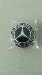 Emblème de capot avec logo Mercedes Ø 57 mm bleu/noir, Enlèvement ou Envoi, Mercedes-Benz, Neuf