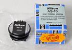 Coupleur Nikon AS-6. Pour flash électronique, TV, Hi-fi & Vidéo, Reflex miroir, Enlèvement ou Envoi, Nikon, Neuf