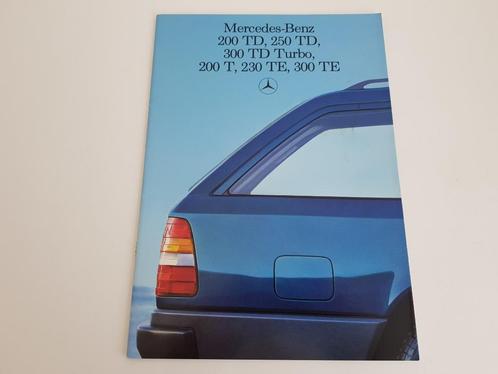 Mercedes-Benz W124 T | TE | Brochure TD - 10/1985 - NL, Livres, Autos | Livres, Mercedes, Enlèvement ou Envoi