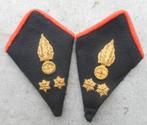 RIJKSWACHT / GENDARMERIE - PAIRE DE GRADES OFFICIER, Verzamelen, Verzenden, Rijkswacht, Embleem of Badge