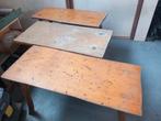 Oude tafeltjes, Huis en Inrichting, Gebruikt, 75 cm of meer, Rechthoekig, Hout