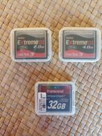 Compact Flash Sandisk 2GB en 4GB (kunnen afzonderlijk), TV, Hi-fi & Vidéo, Photo | Cartes mémoire, Comme neuf, Compact Flash (CF)