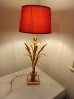 lampe masca hollywood regency, Maison & Meubles, Enlèvement ou Envoi, Utilisé, Métal, Vintage