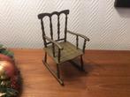 fauteuil à bascule vintage rétro en cuivre 2 x disponible, Antiquités & Art, Antiquités | Bronze & Cuivre, Enlèvement ou Envoi