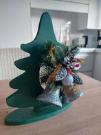 Sapin de Noël en bois avec décoration de cloches, Divers, Comme neuf, Enlèvement ou Envoi