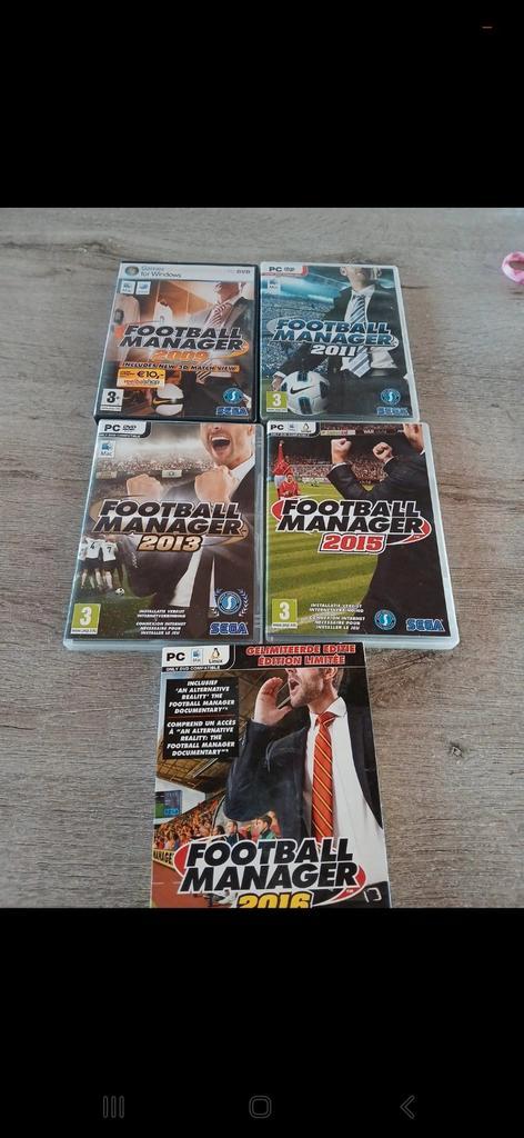football manager 2009/2011/2013/2025/2016, Games en Spelcomputers, Games | Pc, Zo goed als nieuw, Ophalen