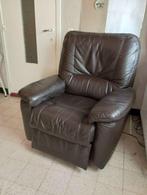 Lederen relaxzetel, Ophalen, Gebruikt, Eenpersoons, Leer