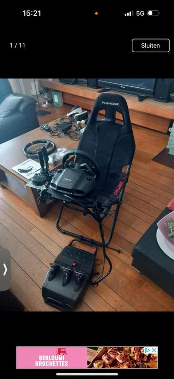 Playseat met stuur vitesse pook en handrem beschikbaar voor biedingen