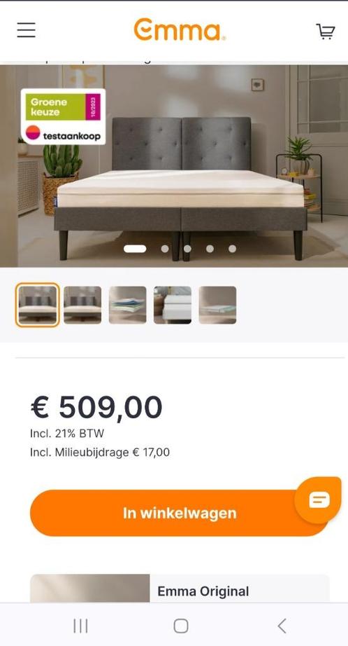 Nieuwe emma matras te koop, Maison & Meubles, Chambre à coucher | Matelas & Sommiers, Neuf, Matelas, 180 cm, 200 cm, Deux personnes