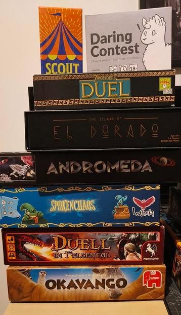 Groot lot boardgames beschikbaar voor biedingen