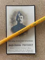 OORLOG14-18  Sergeant 23Liniereg. Provoost gesneuveld Diksm, Verzamelen, Bidprentjes en Rouwkaarten, Ophalen of Verzenden, Bidprentje