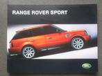 Brochure Land Rover Range Rover Sport, Livres, Enlèvement ou Envoi