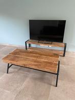 Table basse+meuble TV (style industriel), Maison & Meubles, Enlèvement, Comme neuf