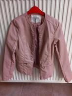 Lederen jas in oud roze, Maat 38/40 (M), Ophalen of Verzenden, Roze, Zo goed als nieuw