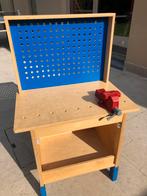 Établi en bois IKEA avec accessoires, Gebruikt