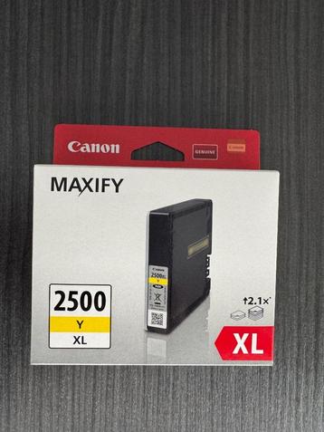 cartridge Canon Maxify 2500 Yellow XL ongeopende verpakking! beschikbaar voor biedingen