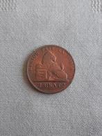 Leopold I 2 centimes 1859 in zeer goede staat, Verzenden