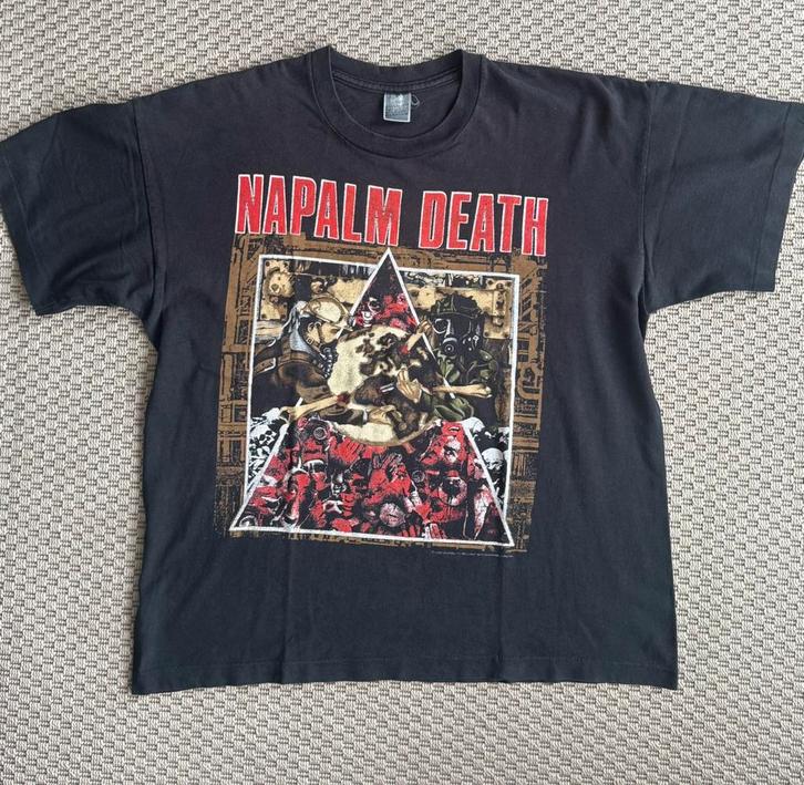 Napalm Death Musical For Destruction 30 jaar filmsterren, Kleding | Heren, T-shirts, Ophalen of Verzenden