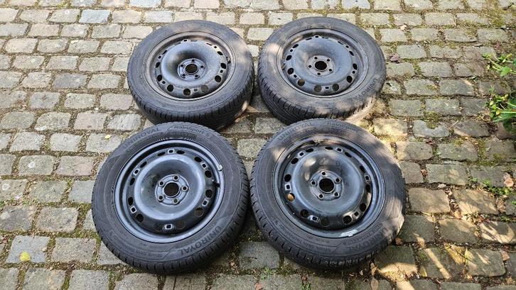 Jantes + pneus 195/55 R15 pour Audi, VW, Skoda, Seat, Auto-onderdelen, Banden en Velgen, Band(en), Zomerbanden, 15 inch, 195 mm