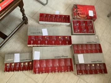 Kristallen glazen in nieuwstaat! beschikbaar voor biedingen