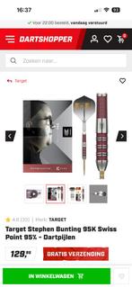 Stephen bunting 95k 22gr, Sports & Fitness, Fléchettes, Enlèvement ou Envoi, Neuf, Flights