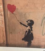 BANKSY: ingelijste lithografie met certificaat, Ophalen of Verzenden