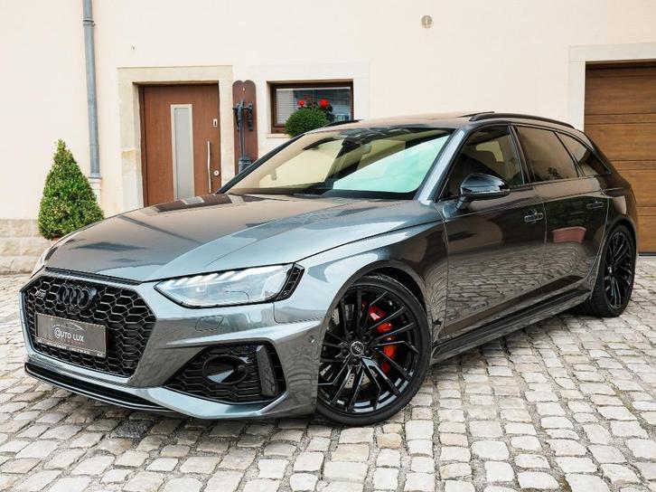 Audi RS4 Avant TFSI quattro/Full Carbon/Dynamic/HUD/B&O/360°, Auto's, Audi, Bedrijf, Te koop, RS4, 360° camera, 4x4, ABS, Achteruitrijcamera