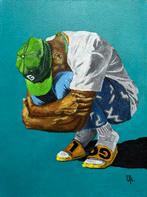 "Mr. G-Man" Schilderij, Antiek en Kunst, Kunst | Schilderijen | Modern, Verzenden