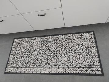 2 Zwart/Wit 148x66 Outdoor/Indoor Matten🔥SPOTPRIJS🔥 beschikbaar voor biedingen